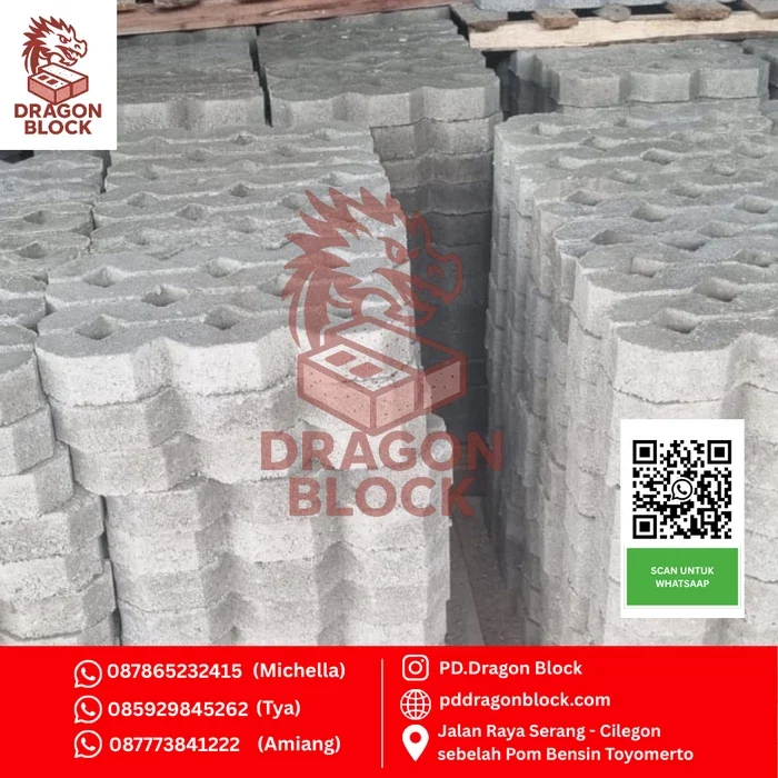 Grasblock 8 Lubang Grasblock 8 Lubang